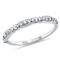 .11ct G SI 14kt White Gold Diamond Band Ring Size 6.5