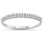 .16ct 14kt White Gold Diamond Band Ring Size 6.5