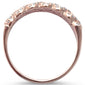 <span>DIAMOND CLOSEOUT! </span>.27ct G SI 14kt Rose Gold Elegant Diamond Band Ring Size 6.5