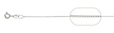 012 0.7MM Box Chain .925  Solid Sterling Silver Size 24"