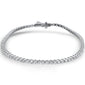 <span style="color:purple">SPECIAL!</span>3.01ct 14KT White Gold Diamond Diamond Tennis Bracelet 7" Long