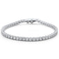 <span style="color:purple">SPECIAL!</span> 1.93ct G SI 14K White Gold Diamond Miracle Illusion Tennis Bracelet 7" Long