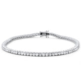 <span style="color:purple">SPECIAL!</span> 2.94ct 14KT White Gold Diamond Tennis Bracelet 7"
