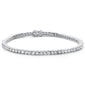<span style="color:purple">SPECIAL!</span> 5.98ct 14KT White Gold Diamond Tennis Bracelet 8"