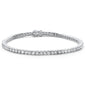 <span style="color:purple">SPECIAL!</span> 6.05ct 14KT White Gold Diamond Tennis Bracelet 8"