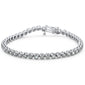 <span style="color:purple">SPECIAL!</span> 1.02ct G SI 14K White Gold Diamond Miracle Illusion Setting Tennis Bracelet 7"