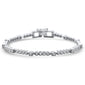 <span style="color:purple">SPECIAL!</span> 1.00ct G SI 14K White Gold  Diamond Miracle Illusion Tennis Bracelet 7" Long