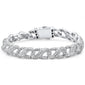 <span>DIAMOND CLOSEOUT! </span>10.77ct G SI 14K White Gold Diamond Infinity Link Bracelet 8"