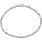 <span style="color:purple">SPECIAL!</span>1.50ct G SI 14K White Gold Round Diamond Beaded Tennis Bracelet 7" Long
