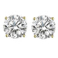 Classic 14k Gold 1.04CTW G-H SI2-SI3 Diamond Stud Earrings