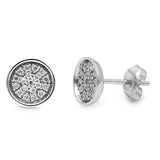 .25ct Round Diamond Stud Earrings 14kt White gold