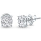 <span style="color:purple">SPECIAL!</span>.75ct G SI 14kt White Gold Diamond Round Stud Earrings