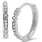 .09ct 14k White Gold Diamond Earrings