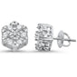 <span style="color:purple">SPECIAL!</span>1.03ct 14k  Gold Diamond Micro Pave Stud Earrings