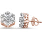 <span style="color:purple">SPECIAL!</span>1.03ct 14k  Gold Diamond Micro Pave Stud Earrings
