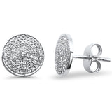 .22ct 14kt White Gold Micro Pave Diamond Earrings