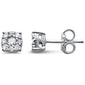 <span style="color:purple">SPECIAL!</span> .33ct 14K White Gold Diamond Stud Earrings