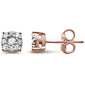 <span style="color:purple">SPECIAL!</span> .33ct 14K Rose Gold Diamond Stud Earrings