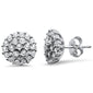 <span style="color:purple">SPECIAL!</span> .25ct 10K White Gold Micro Pave Iced Out Stud Earrings