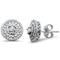 <span style="color:purple">SPECIAL!</span> .50ct 10K White Gold Diamond Micro Pave Iced Out Stud Earrings