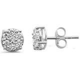 .44ct G SI 14K White Gold Diamond Earrings
