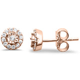 <span>DIAMOND CLOSEOUT! </span>.23ct G SI 14K Rose Gold Diamond Stud Earrings