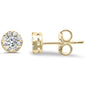 .31ct G SI 14K Yellow Gold Diamond Earrings