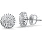 .16CT G SI 10K White Gold Diamond Micro Pave Stud Earrings