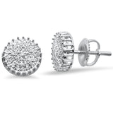 <span>DIAMOND CLOSEOUT! </span>.16CT G SI 10K White Gold Diamond Micro Pave Stud Earrings