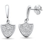 .22CT G SI 10K White Gold Diamond Drop Dangle Earrings