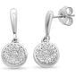 .22CT G SI 10K White Gold Diamond Drop Dangle Earrings