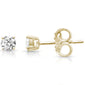 .21ct G SI 14K Yellow Gold Diamond Solitaire Stud Earrings
