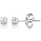 <span style="color:purple">SPECIAL!</span> .33ct G SI 14K White Gold  Diamond Solitaire Stud Earrings