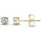 .10ct G SI 14K Yellow Gold Diamond Stud Earrings