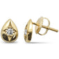 .10ct G SI 10K Yellow Gold Diamond Pear Shaped Fashion Earrings