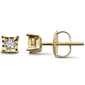 .10ct G SI 10K Yellow Gold Diamond Fine Trendy Earrings