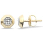 .07ct G SI 10K Yellow Gold Diamond Fashion Earrings