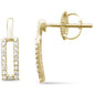 .12ct G SI 10K Yellow Gold Diamond Fashion Earrings
