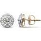 .07ct G SI 10K Yellow Gold Diamond Round Shaped Fashion Earrings