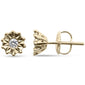 .11ct G SI 10K Yellow Gold Diamond Fashion Earrings