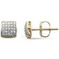 .16ct G SI 10K Yellow Gold Diamond Fashion Earrings