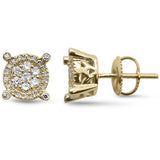 <span>DIAMOND CLOSEOUT! </span> .32ct G SI 10KT Yellow Gold Diamond Round Stud Earrings