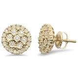 <span>DIAMOND CLOSEOUT! </span>.11ct G SI 10KT Yellow Gold Diamond Round Shaped Earrings