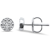 <span>DIAMOND CLOSEOUT! </span>.09ct G SI 10KT White Gold Diamond Fashion Stud Earrings