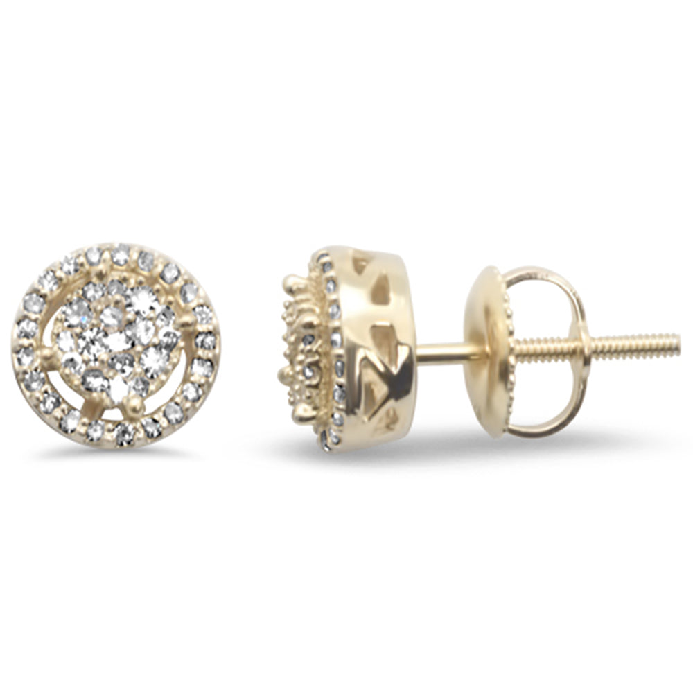<span style="color:purple">SPECIAL!</span> .26ct G SI 10KT Yellow Gold Diamond Round Fashion Earrings