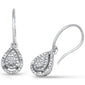 <span style="color:purple">SPECIAL!</span> .13ct G SI 10KT White Gold Diamond Dangling Earrings