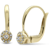 <span>DIAMOND CLOSEOUT! </span>.10ct G SI 10KT Yellow Gold Diamond Lever Back Earrings