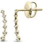 .09ct G SI 10K Yellow Gold Diamond Fashion Earrings