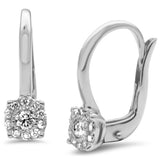 <span>DIAMOND CLOSEOUT! </span> .23ct G SI 14K White Gold Lever Back Earrings