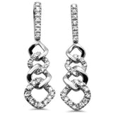 <span>DIAMOND CLOSEOUT! </span>.32ct G SI 14K White Gold Diamond Dangling Earring